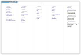 Esempio di Startlink page